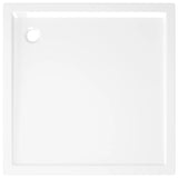 NNEVL Square ABS Shower Base Tray White 80x80 cm