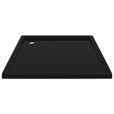 NNEVL Square ABS Shower Base Tray Black 90x90 cm