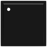 NNEVL Square ABS Shower Base Tray Black 90x90 cm