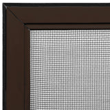 NNEVL Extendable Insect Screen for Windows Brown (100-193)x75 cm