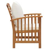 NNEVL 5 Piece Garden Lounge Set with Cushions Solid Acacia Wood (310255+2x310257)