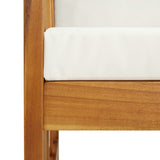 NNEVL 4 Piece Garden Lounge Set with Cushions Solid Acacia Wood