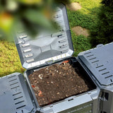 NNEVL Garden Composter Black 800 L