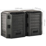 NNEVL Garden Composter Black 800 L
