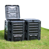 NNEVL Garden Composter Black 800 L