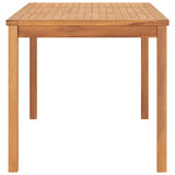 NNEVL Garden Dining Table 160x80x77 cm Solid Teak Wood