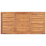 NNEVL Garden Dining Table 160x80x77 cm Solid Teak Wood