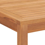 NNEVL Garden Dining Table 160x80x77 cm Solid Teak Wood