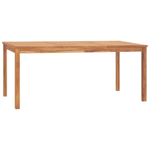 NNEVL Garden Dining Table 180x90x77 cm Solid Teak Wood