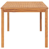 NNEVL Garden Dining Table 180x90x77 cm Solid Teak Wood