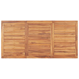 NNEVL Garden Dining Table 180x90x77 cm Solid Teak Wood