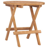 NNEVL 3 Piece Folding Outdoor Dining Set Solid Wood Teak