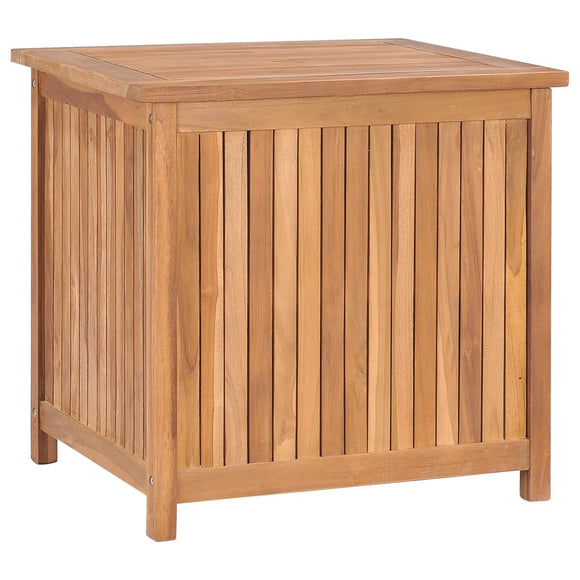 NNEVL Garden Storage Box 60x50x58 cm Solid Teak Wood
