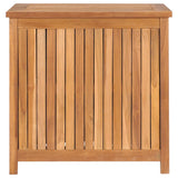 NNEVL Garden Storage Box 60x50x58 cm Solid Teak Wood