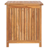 NNEVL Garden Storage Box 60x50x58 cm Solid Teak Wood