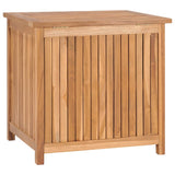 NNEVL Garden Storage Box 60x50x58 cm Solid Teak Wood