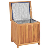 NNEVL Garden Storage Box 60x50x58 cm Solid Teak Wood