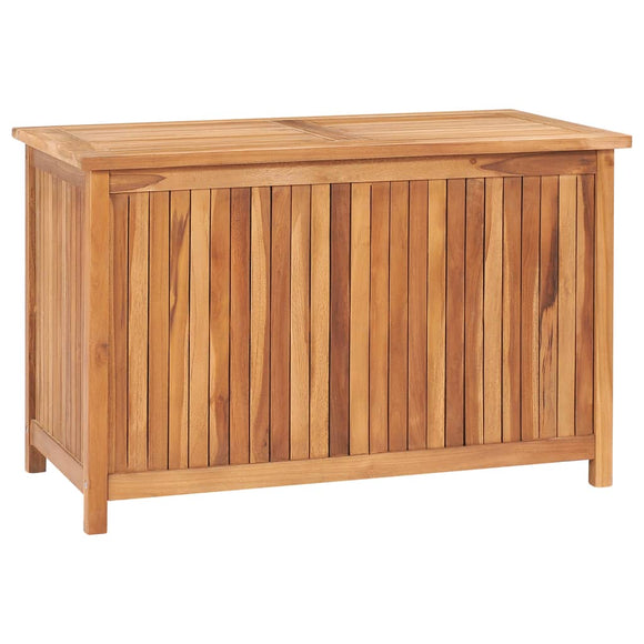 NNEVL Garden Storage Box 90x50x58 cm Solid Teak Wood