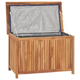 NNEVL Garden Storage Box 90x50x58 cm Solid Teak Wood