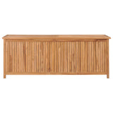 NNEVL Garden Storage Box 150x50x58 cm Solid Teak Wood
