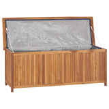 NNEVL Garden Storage Box 150x50x58 cm Solid Teak Wood
