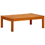 NNEVL Garden Bench with Canopy and Footrests Solid Acacia Wood
