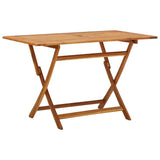 NNEVL 5 Piece Garden Dining Set Solid Acacia Wood