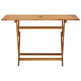NNEVL 5 Piece Garden Dining Set Solid Acacia Wood