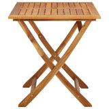 NNEVL 5 Piece Garden Dining Set Solid Acacia Wood