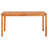 NNEVL 5 Piece Garden Dining Set with Cushions Solid Acacia Wood
