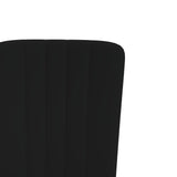 NNEVL Dining Chairs 4 pcs Black Velvet