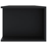 NNEVL TV Cabinet with LED Lights Black 135x39x30 cm