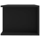 NNEVL TV Cabinet with LED Lights Black 90x39x30 cm