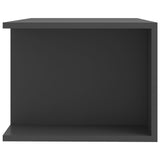 NNEVL TV Cabinet with LED Lights Grey 90x39x30 cm