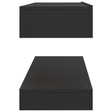 NNEVL TV Cabinet with LED Lights Grey 120x35 cm