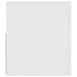 NNEVL TV Cabinet with LED Lights White 120x35x40 cm