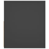 NNEVL TV Cabinet with LED Lights Grey 120x35x40 cm