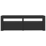 NNEVL TV Cabinet with LED Lights Grey 120x35x40 cm