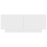 NNEVL TV Cabinet White 100x35x40 cm Chipboard