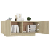NNEVL TV Cabinet Sonoma Oak 100x35x40 cm Chipboard
