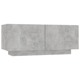 NNEVL TV Cabinet Concrete Grey 100x35x40 cm Chipboard