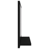 NNEVL Bathroom Mirror Black 40x10.5x37 cm Engineered Wood