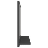 NNEVL Bathroom Mirror Grey 40x10.5x37 cm Chipboard