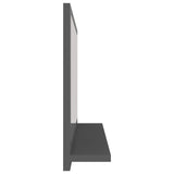 NNEVL Bathroom Mirror Grey 60cm Chipboard