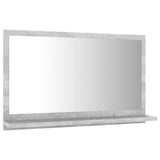 NNEVL Bathroom Mirror Concrete Grey 60cm Chipboard