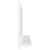 NNEVL Bathroom Mirror High Gloss White 60cm Chipboard