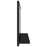 NNEVL Bathroom Mirror High Gloss Black 60cm Chipboard