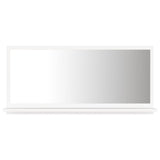 NNEVL Bathroom Mirror White 80x10.5x37cm Chipboard