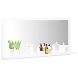 NNEVL Bathroom Mirror White 80x10.5x37cm Chipboard