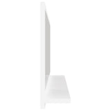 NNEVL Bathroom Mirror White 80x10.5x37cm Chipboard